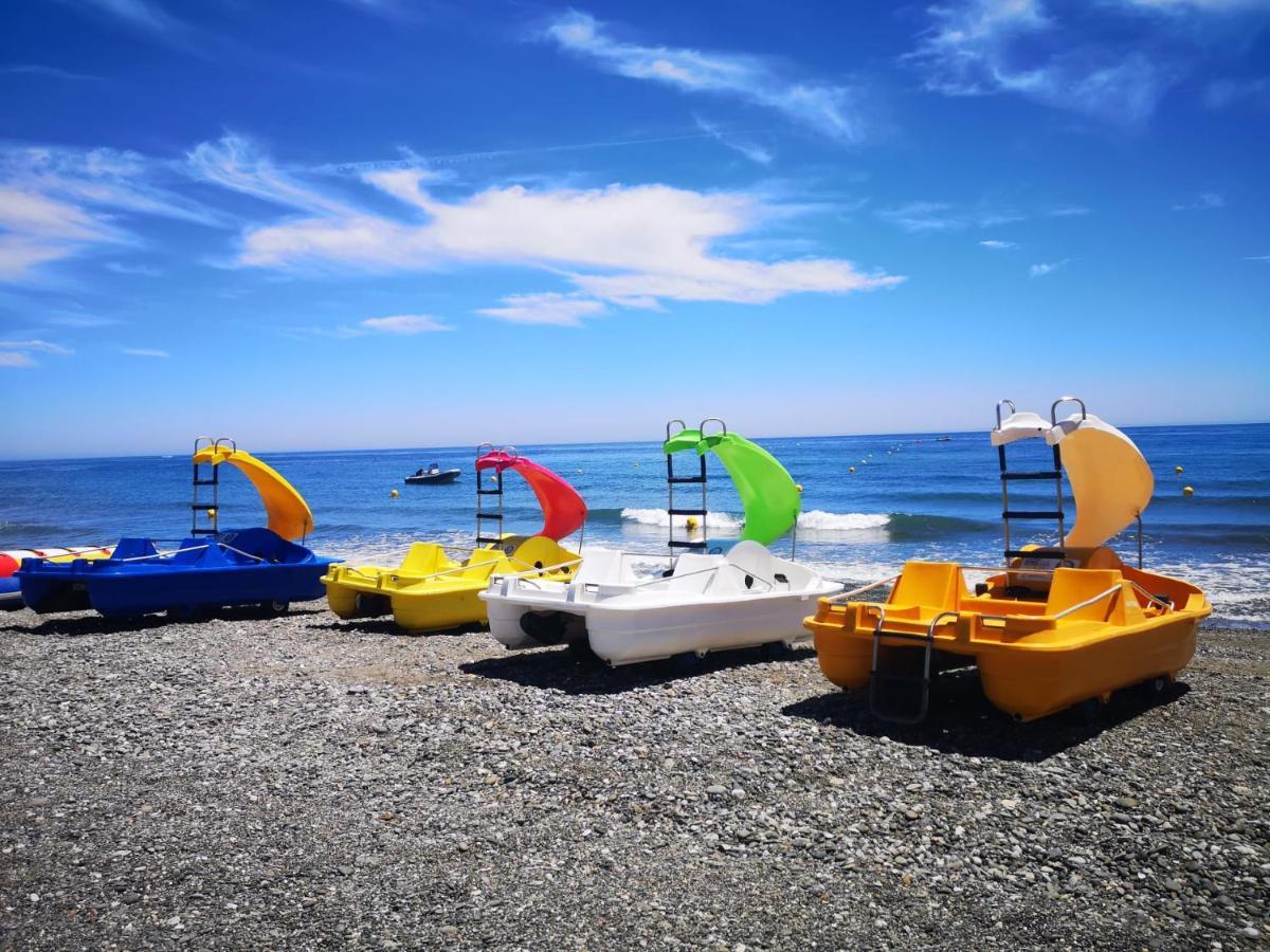 Appt 401-3-Bed-Heaven Beach-Paseo-All Year Heated Pool-Free Bikes Estepona Buitenkant foto